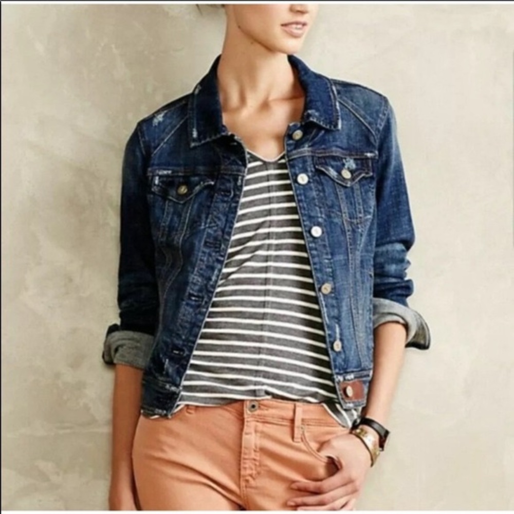 EUC Pilcro & the Letterpress Denim Jean Jacket XS